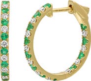 Bony Levy El Mar Diamond Hoop Earrings