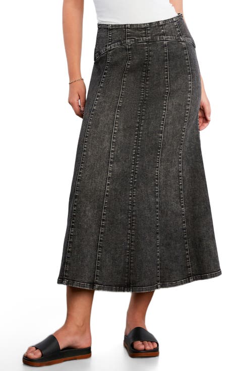 Bellas Denim Midi Skirt