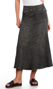 Wash Lab Denim Bellas Denim Midi Skirt