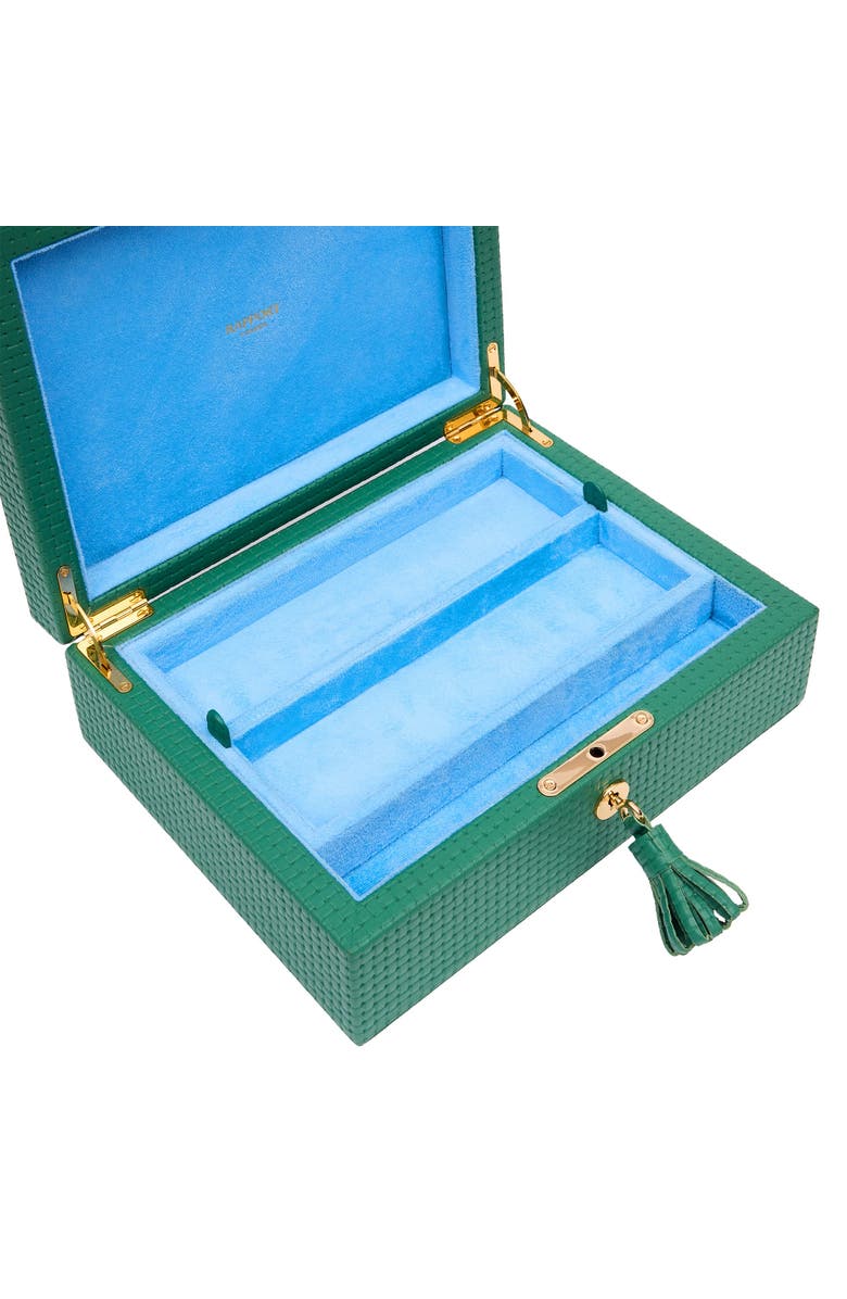 Rapport London Charlotte Jewelry Box, Alternate, color, Green