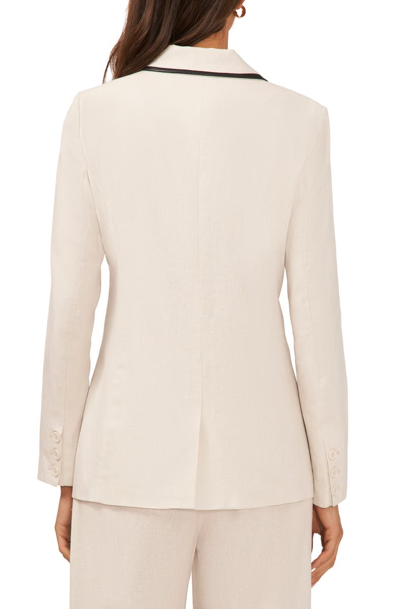 Halogen<sup>®</sup> Oversize Double Breasted Linen Blend Blazer, Alternate, color,