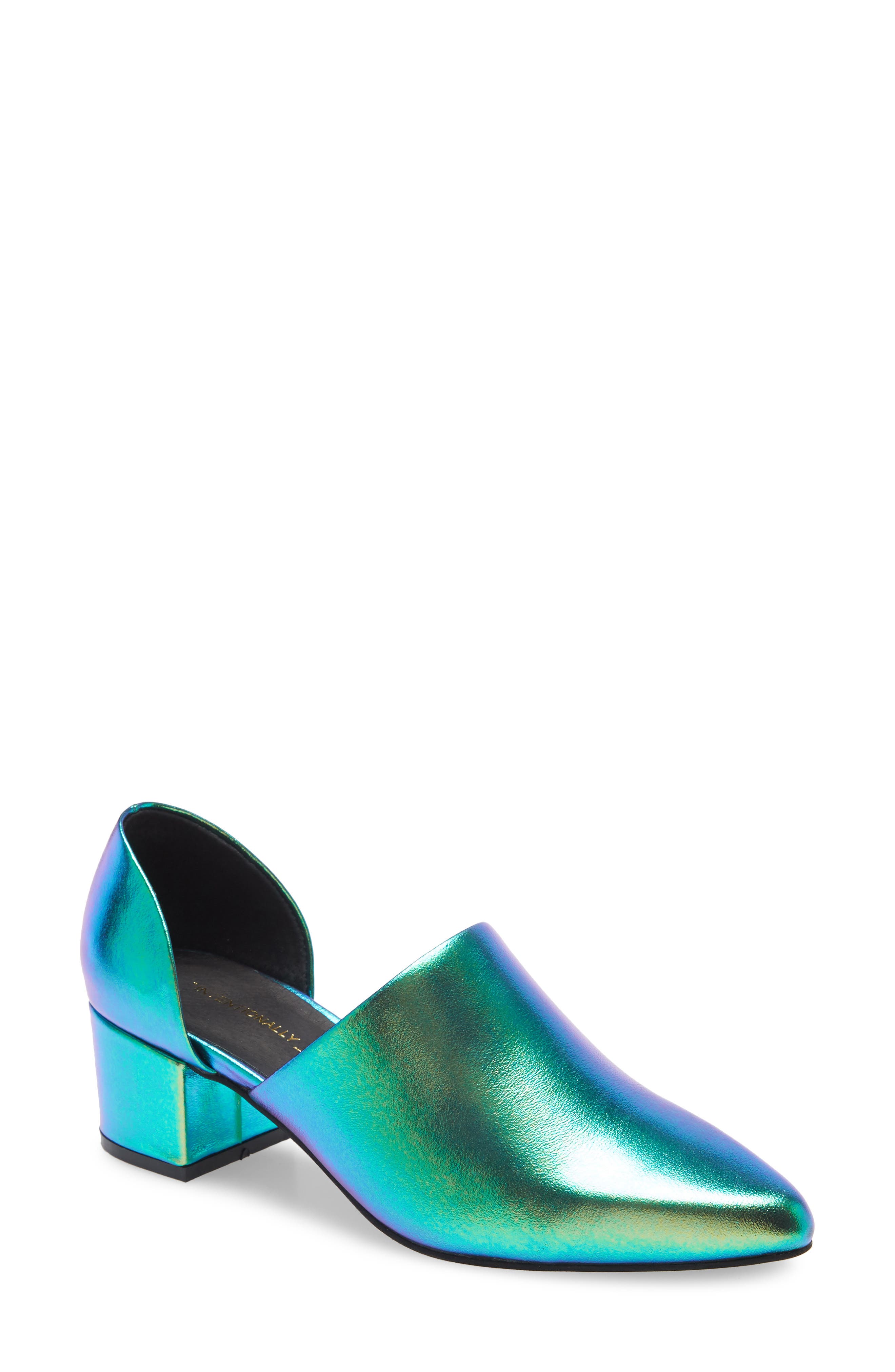 Ankle Boot, Main, color, HOLOGRAM LEATHER