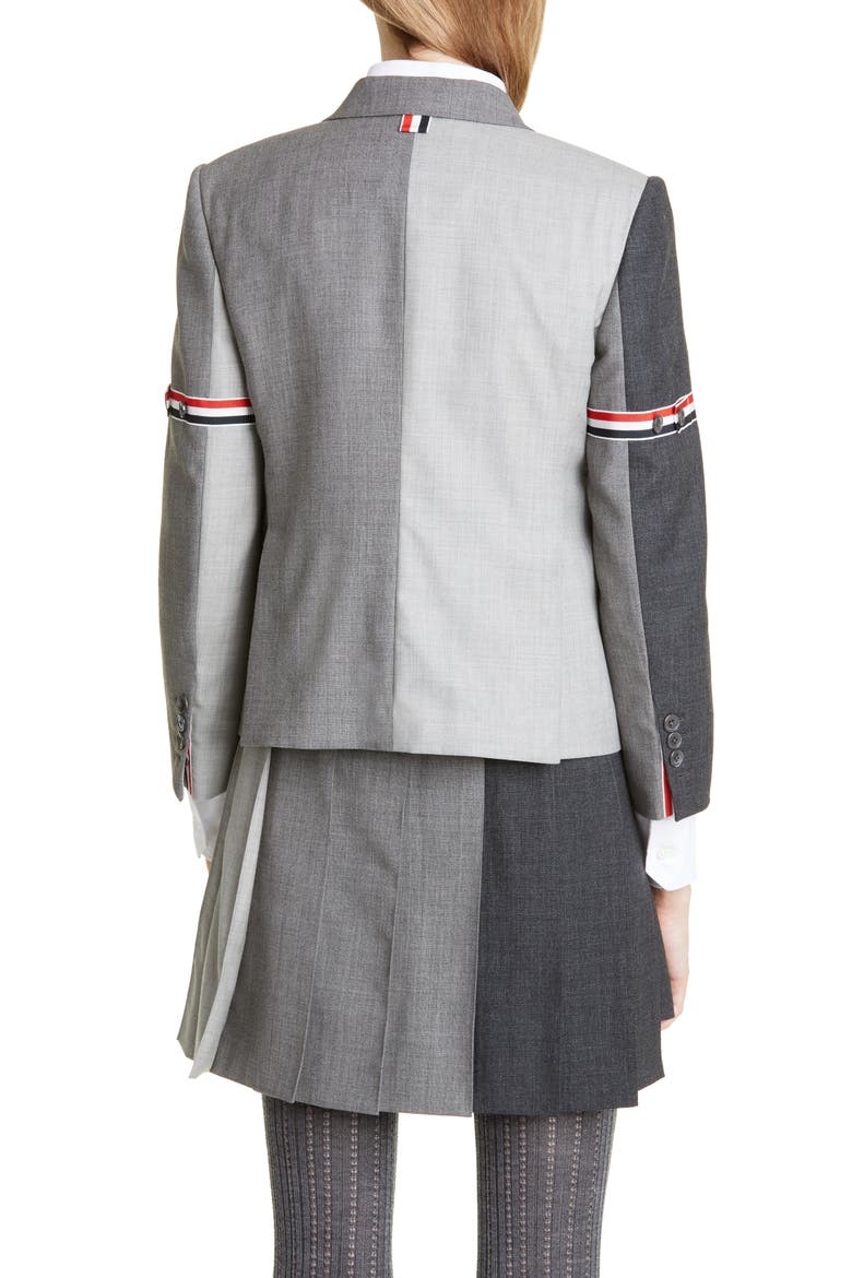 Armband Colorblock Wool Sport Coat, Alternate, color, DARK GREY