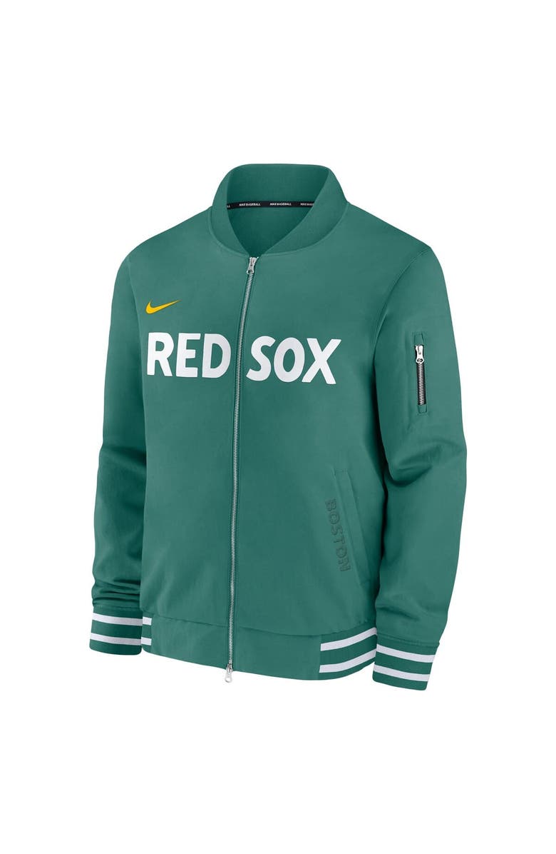 Nike Men's Nike  Green Boston Red Sox 2025 City Connect Authentic Collection Full-Zip Bomber Jacket, Alternate, color, 