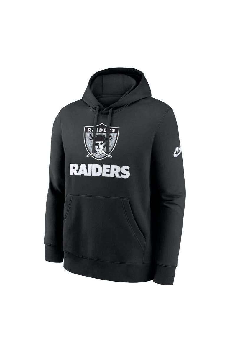 Nike Men's Nike Black Las Vegas Raiders Best Season Rewind Club Pullover Hoodie, Alternate, color, Black