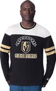 STARTER Men's Starter  Black Vegas Golden Knights Blitz Durene Long Sleeve T-Shirt