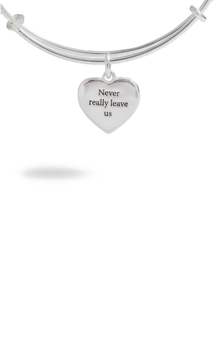 Alex and Ani Harry Potter<sup>™</sup> The Ones That Love Us Bangle Bracelet, Alternate, color, Silver