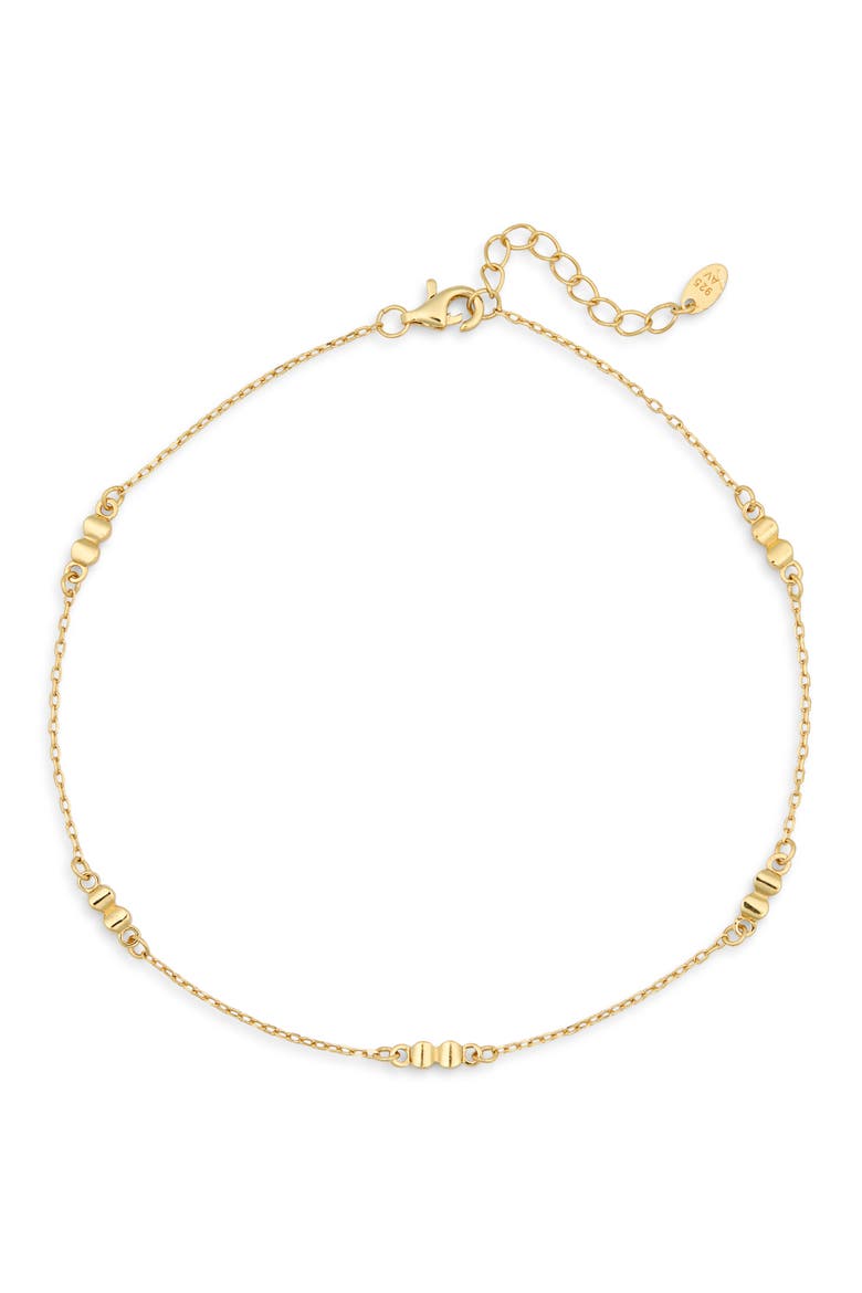 Bubble Station Anklet, Main, color, GOLD
