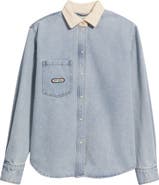 Rip Curl Surf Side Relaxed Fit Denim Shirt Jacket