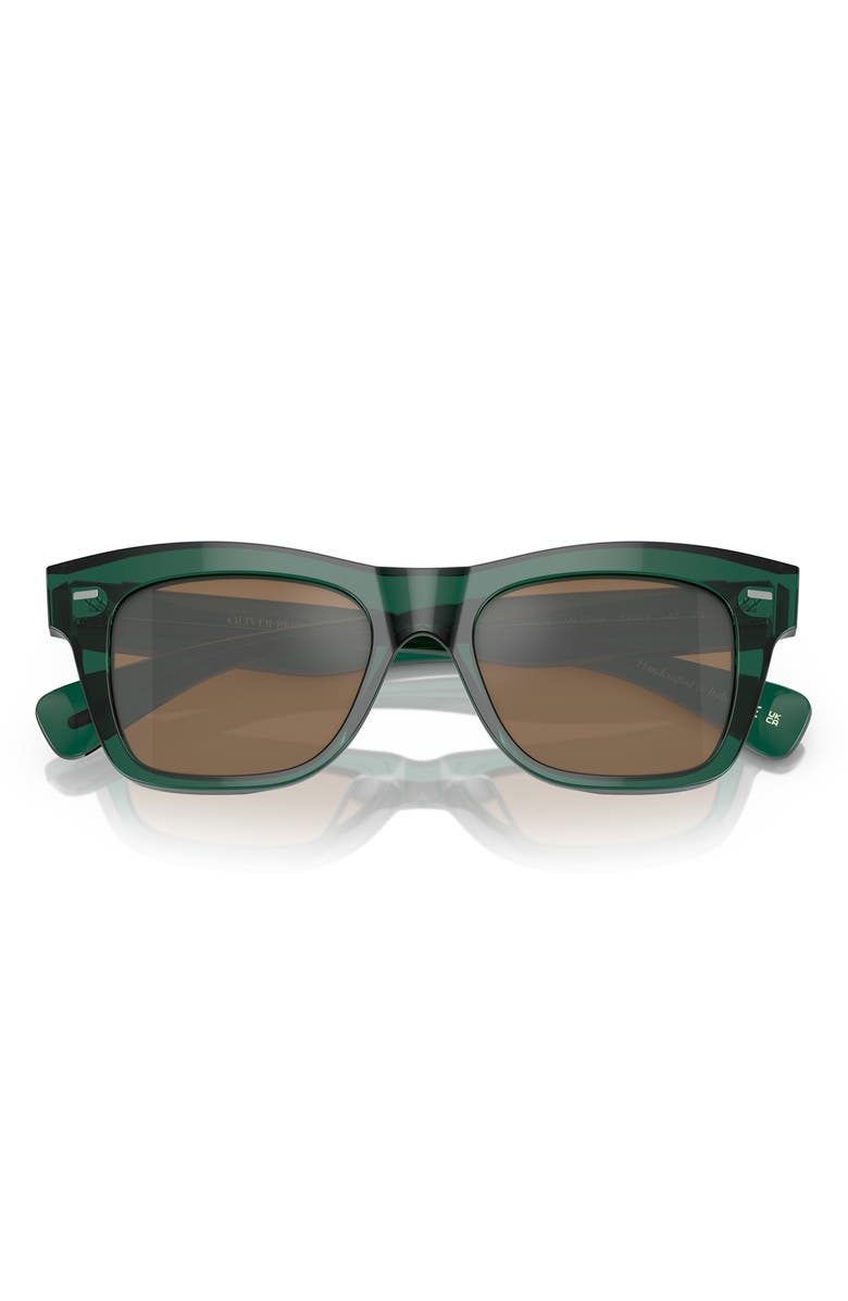 Oliver Peoples Ms. Oliver 51mm Square Sunglasses, Alternate, color, Teal