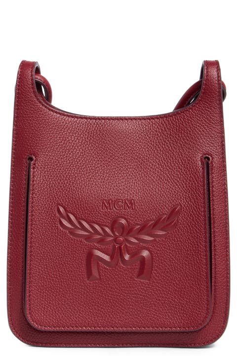Mini Lauretos Leather Hobo Bag