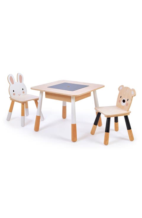 Forest Wooden Table & Chairs Playset