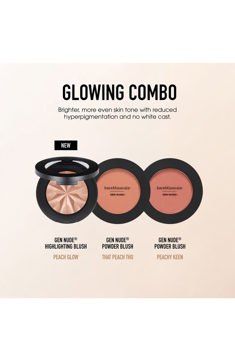 bareMinerals<sup>®</sup> Gen Nude<sup>™</sup> Highlighting Blush, Alternate, color, Shimmering Peach