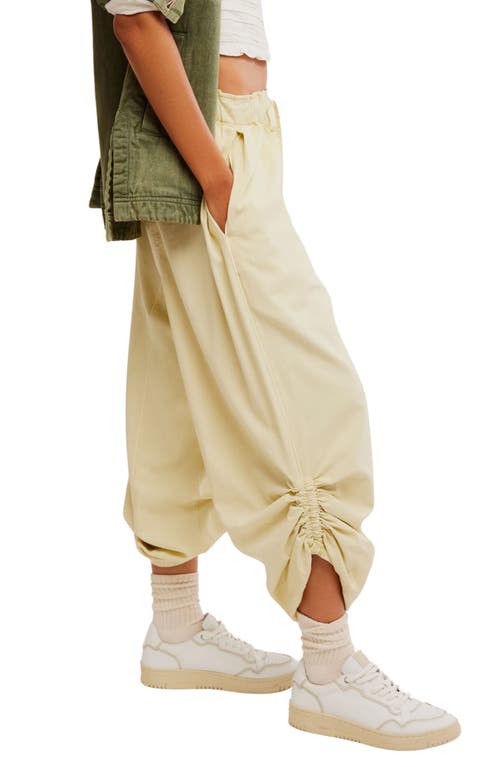 Free People Hadley Poplin Pants In Khaki Chino In Khaki Chino