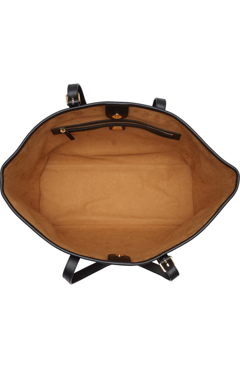 MCM Cubic Logo Jacquard Shopper Tote Bag, Alternate, color,