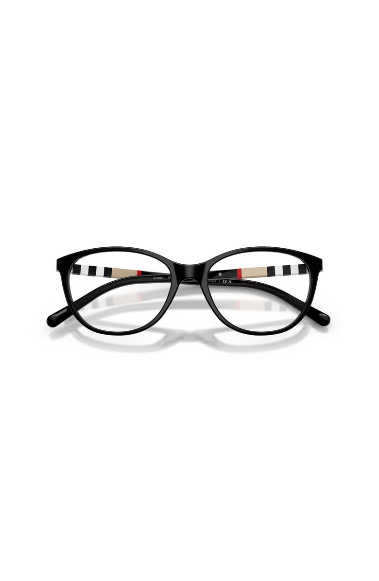 Burberry 52mm Square optical glasses, Alternate, color, Black
