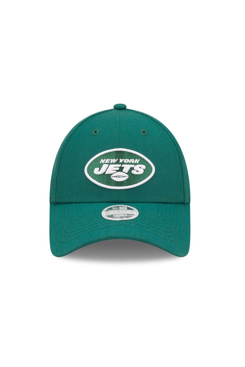 Women's New Era Green New York Jets Simple 9FORTY Adjustable Hat, Alternate, color, Green