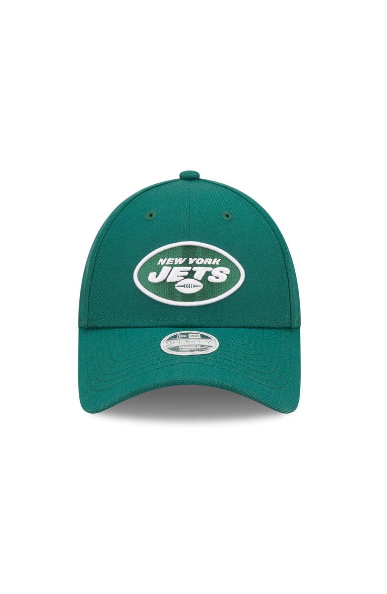 New Era Women's New Era Green New York Jets Simple 9FORTY Adjustable Hat, Alternate, color, Green