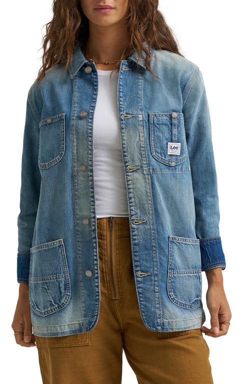 Lee Denim Chore Jacket In Blue