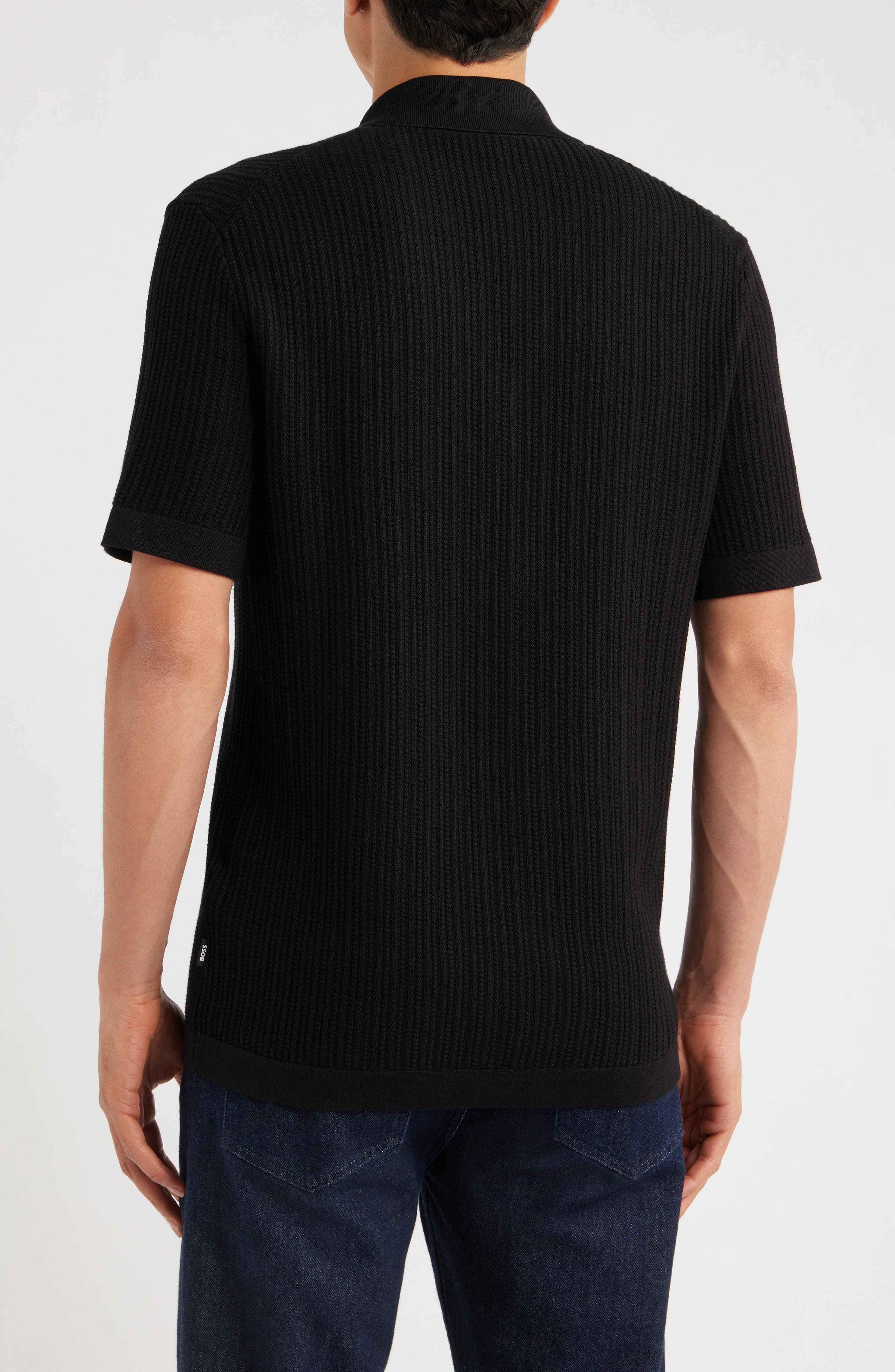 Мужские кардиганы BOSS Lomaro Short Sleeve Cardigan — фото 2