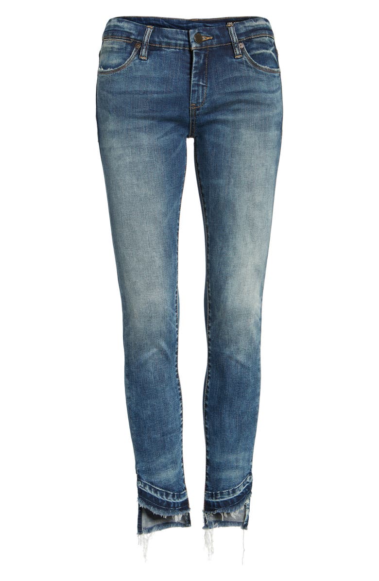 BLANKNYC Step Hem Skinny Jeans, Alternate, color, 