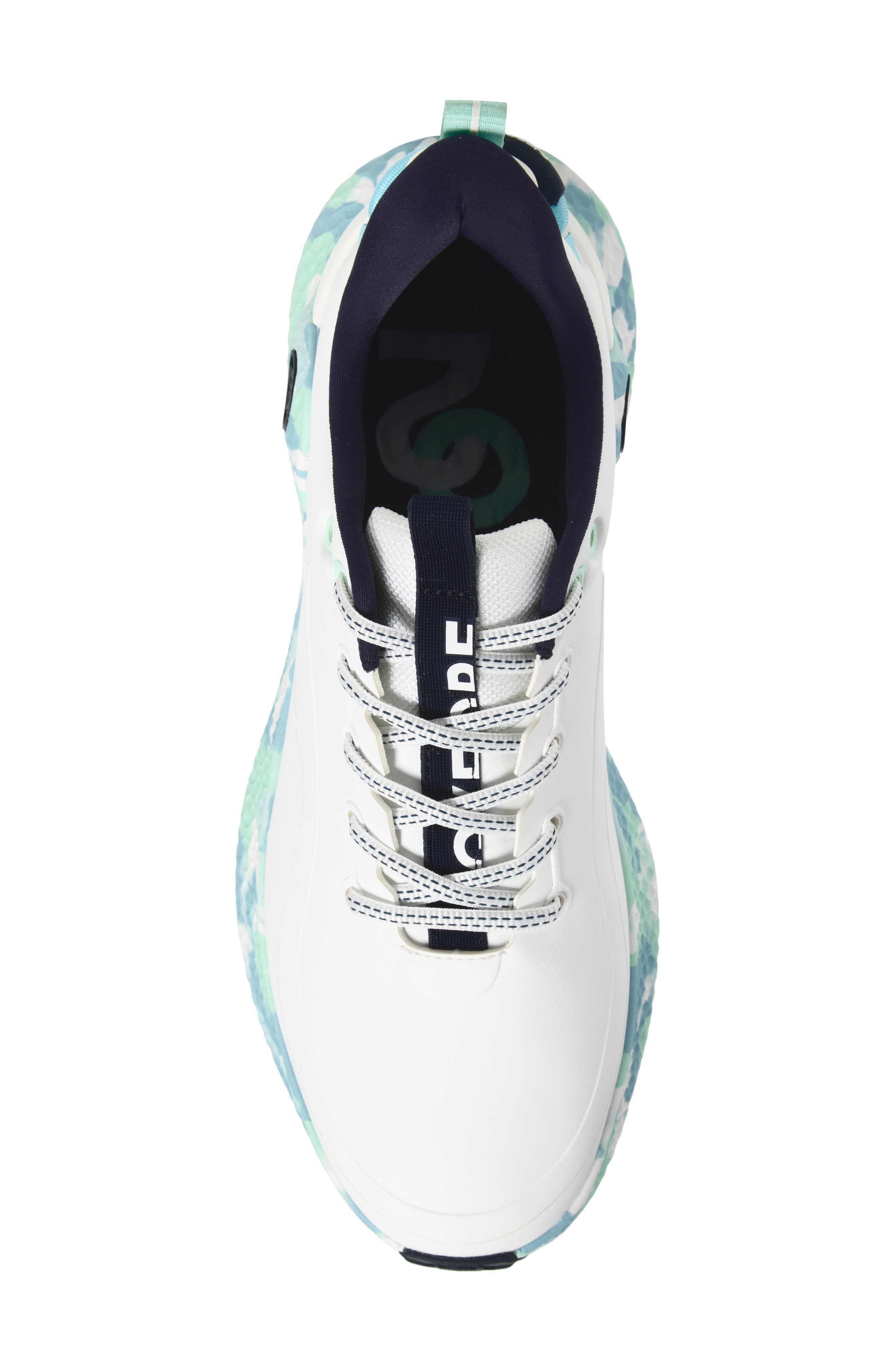 MG4+ O2 Camo Print Golf Shoe, Alternate, color, SNOW / TIDAL