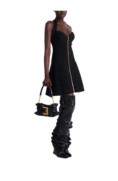 Balmain Mini Anthem Bag In Black