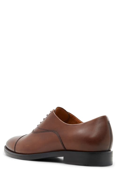 Brooks Brothers Men's Carnegie Lace Up Oxford Dress Shoes In Cognac
