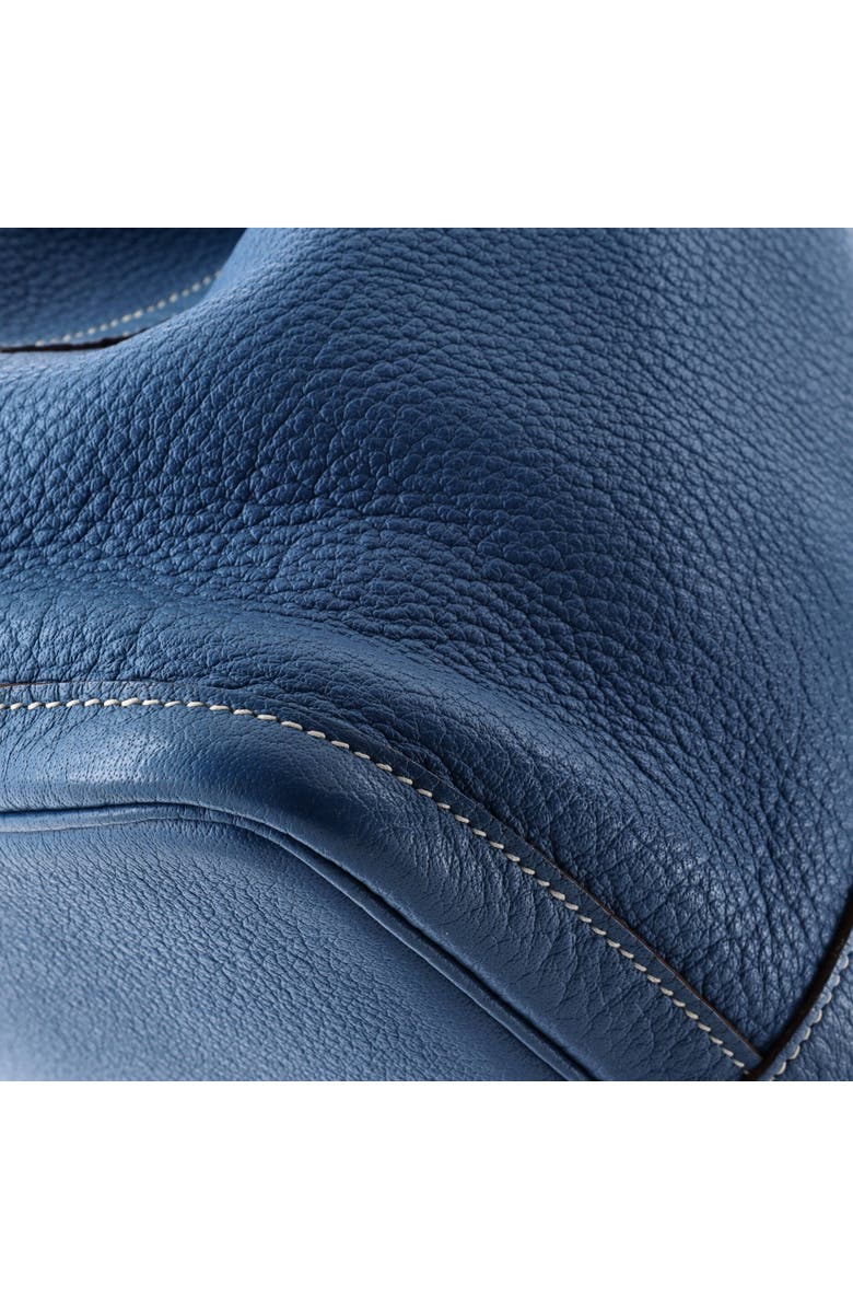 Pre-Owned Hermes Garden Party Tote Leather 36, Alternate, color, Bleu Jean