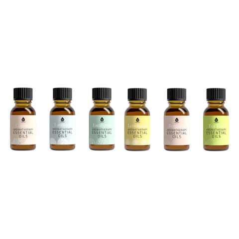 6 Pack of Aromatherapy Essential Oils