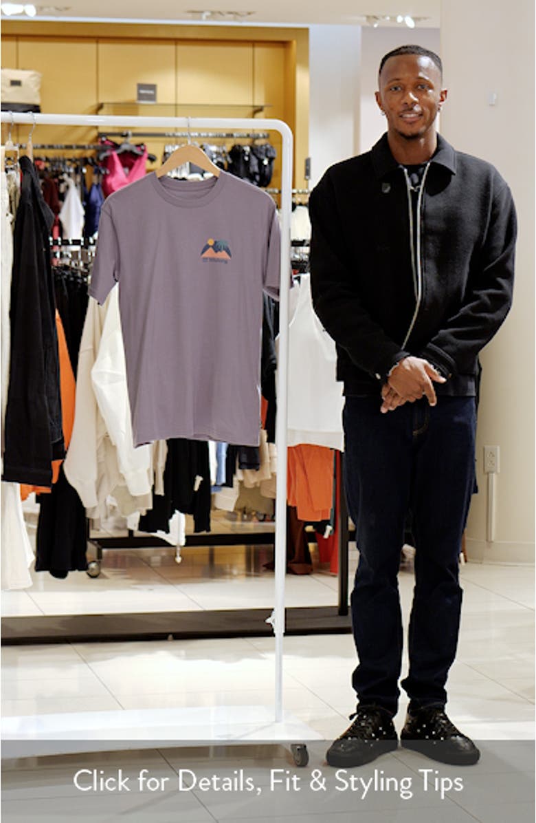 Adventure Division Sundown Organic Cotton Graphic T-Shirt, sales video thumbnail