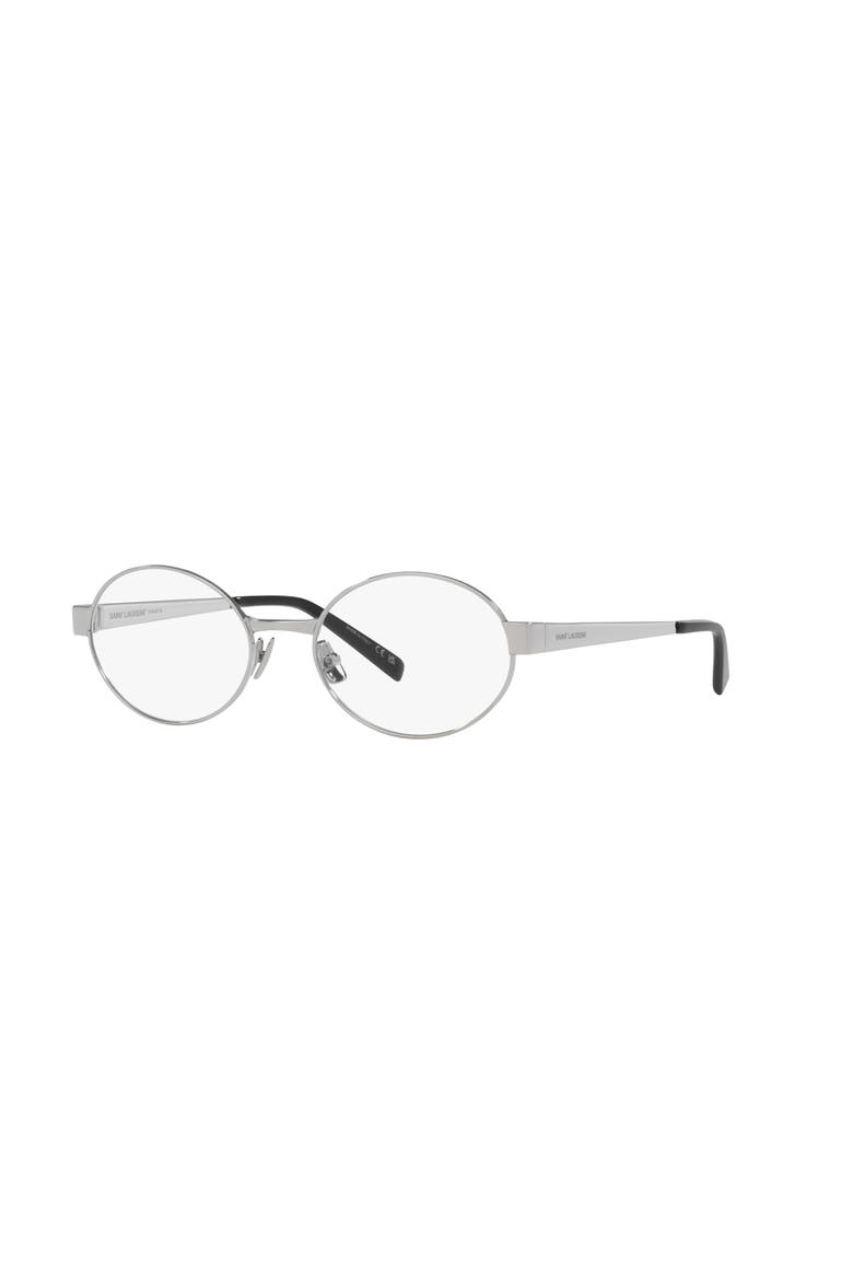 55mm Oval optical glasses, Main, color, Silver