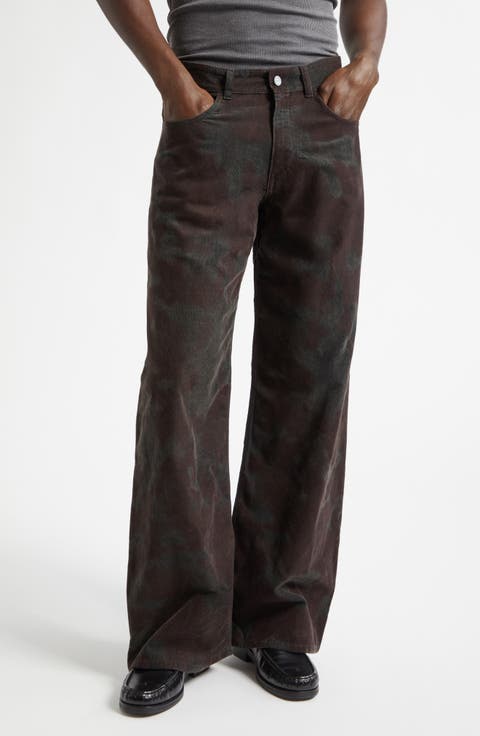 Gender Inclusive Corduroy Flare Leg Pants