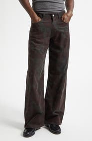 ERL Gender Inclusive Corduroy Flare Leg Pants