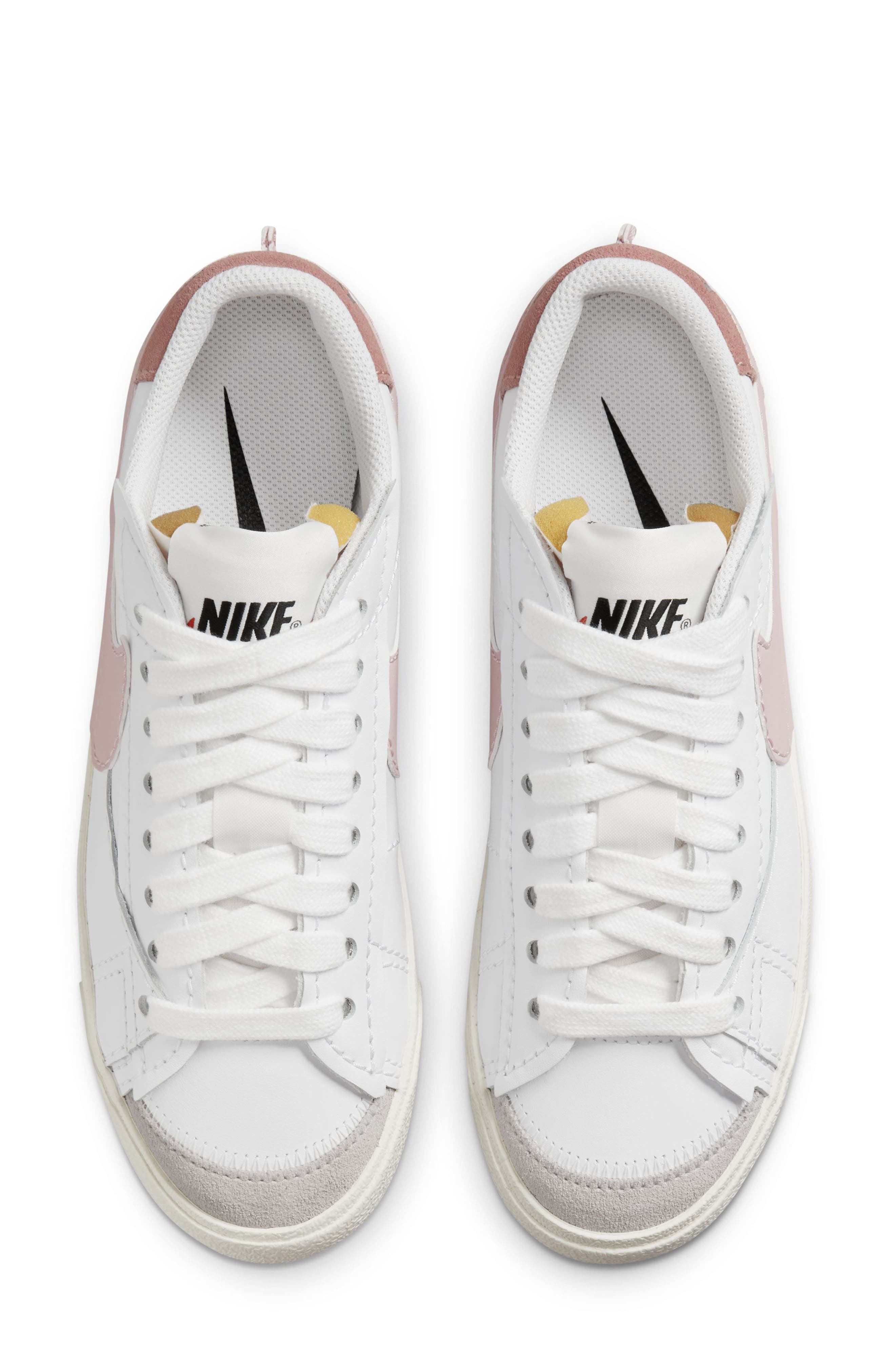 Nike Blazer Low '77 Jumbo Sneaker, Alternate, color, White/ Pink Oxford/ Rose