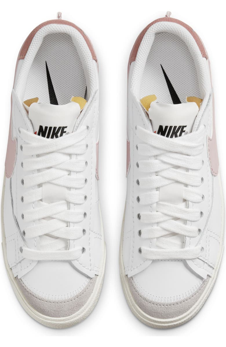 Nike Blazer Low '77 Jumbo Sneaker, Alternate, color, White/ Pink Oxford/ Rose