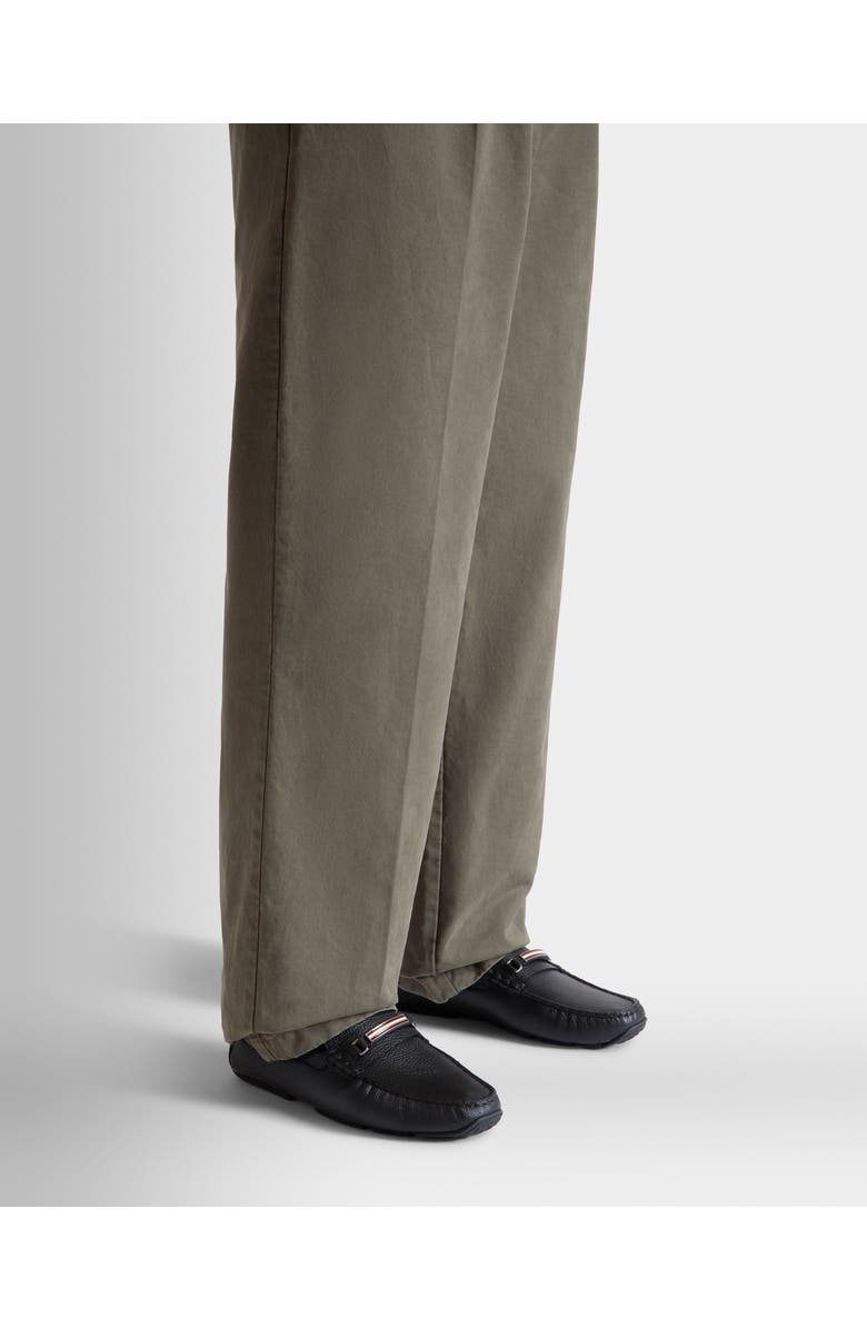 Bally Pilot Driver In Bovine Grained Leather, Alternate, color,