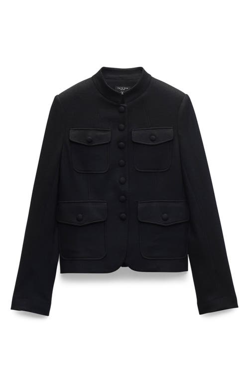Rag & Bone Mercer Wool Jacket In Black