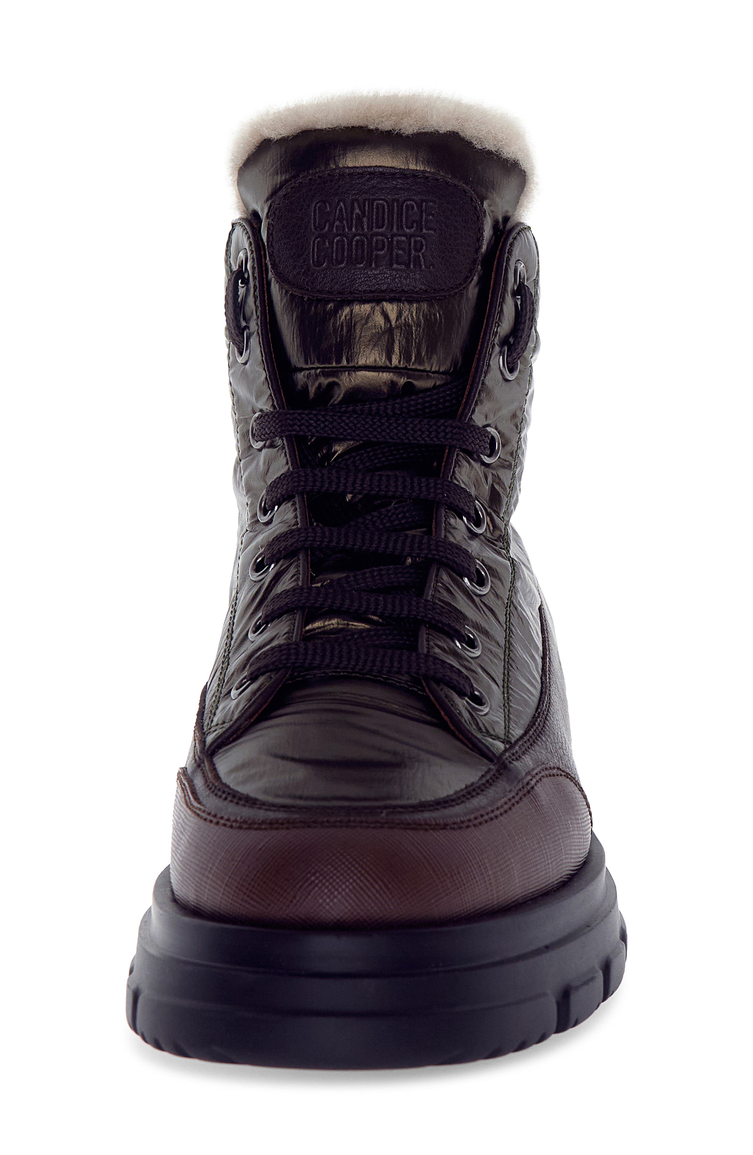 Candice Cooper Chado Genuine Shearling Lined Hiking Boot, Alternate, color, 