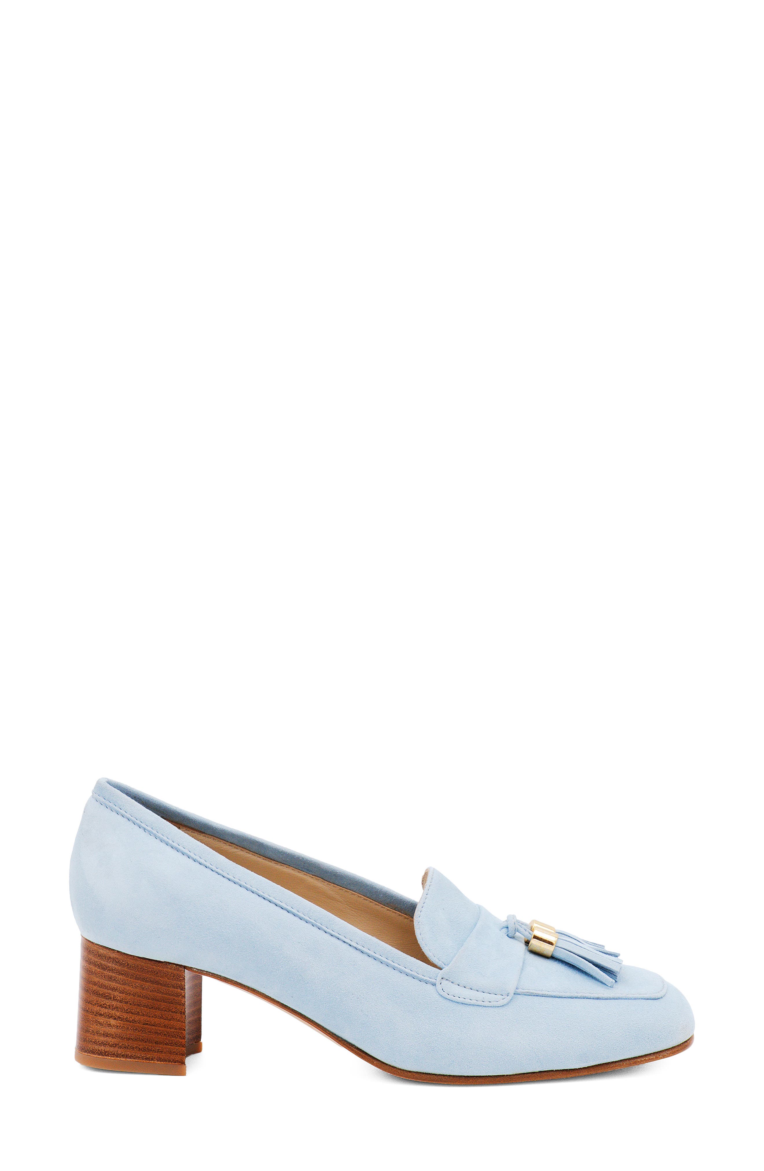 Balcanico Tassel Pump, Alternate, color, JEANS CASHMERE