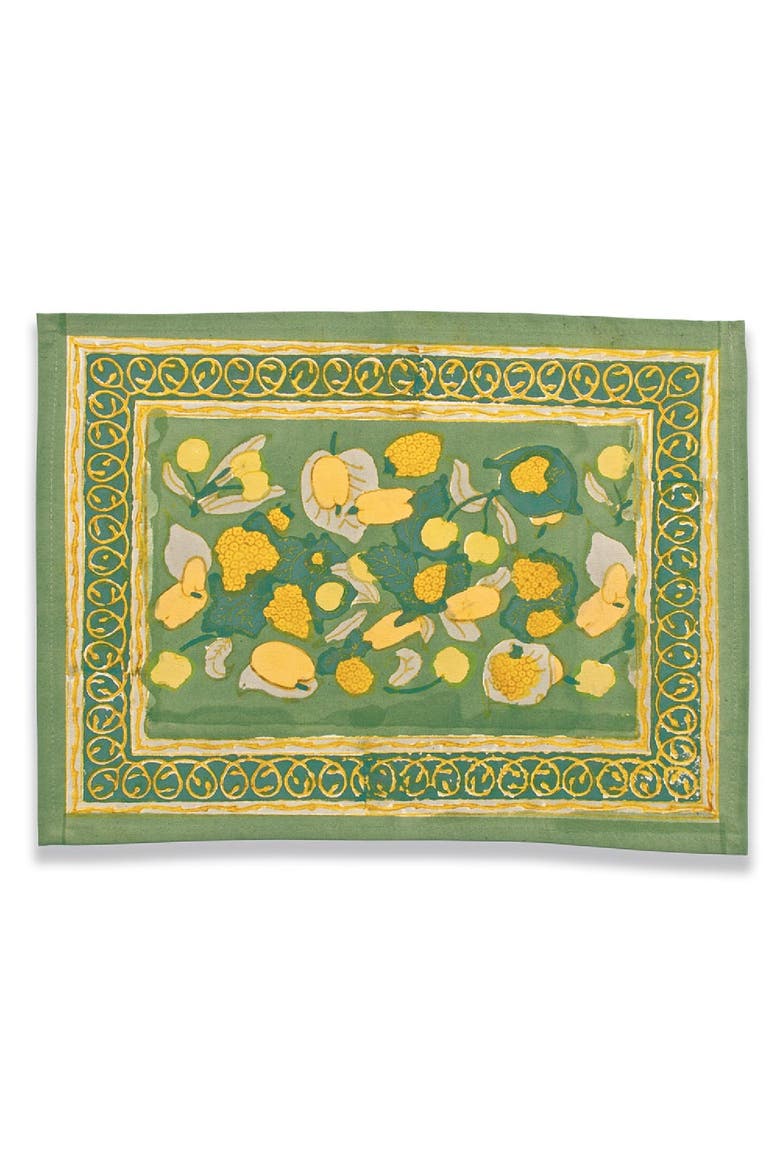 Fruit Mats, Main, color, Yellow/Green 15" x 18"