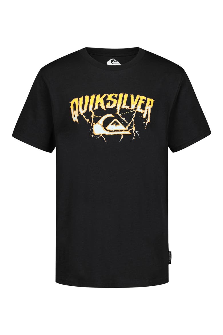 Kids' The Lightning Graphic T-Shirt, Main, color, BLACK
