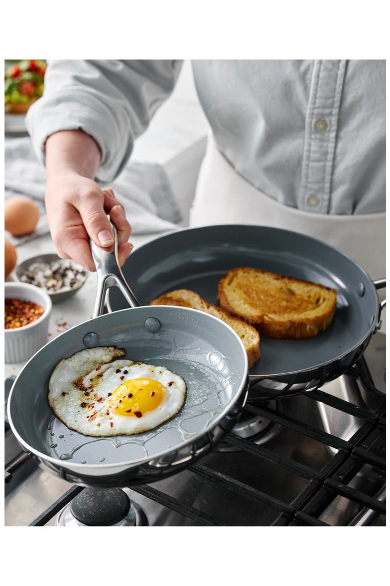 Valencia Pro Stainless Steel Nonstick 8-Inch & 10-Inch Fry Pan Set, Alternate, color, STAINLESS STEEL