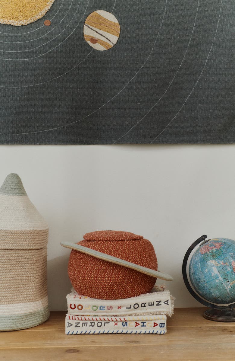 Lorena Canals Saturn Basket, Alternate, color, Red