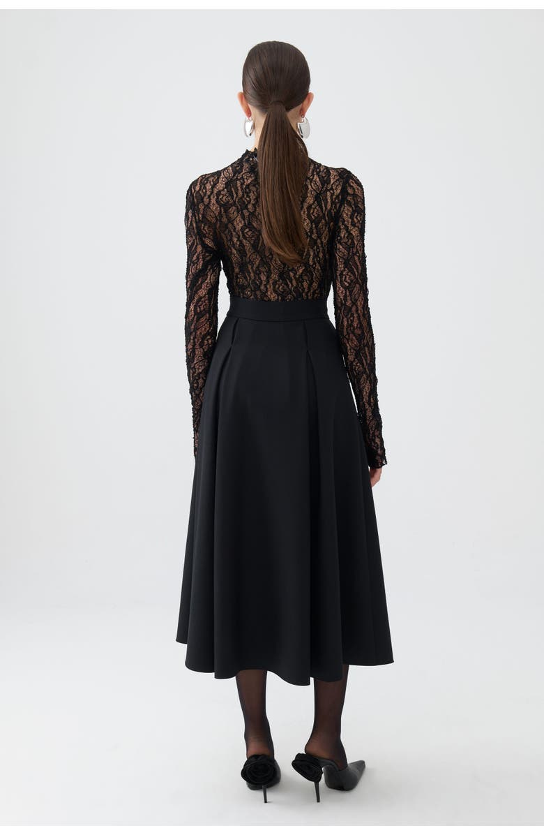 Nocturne Sheer Tulle Top, Alternate, color, 