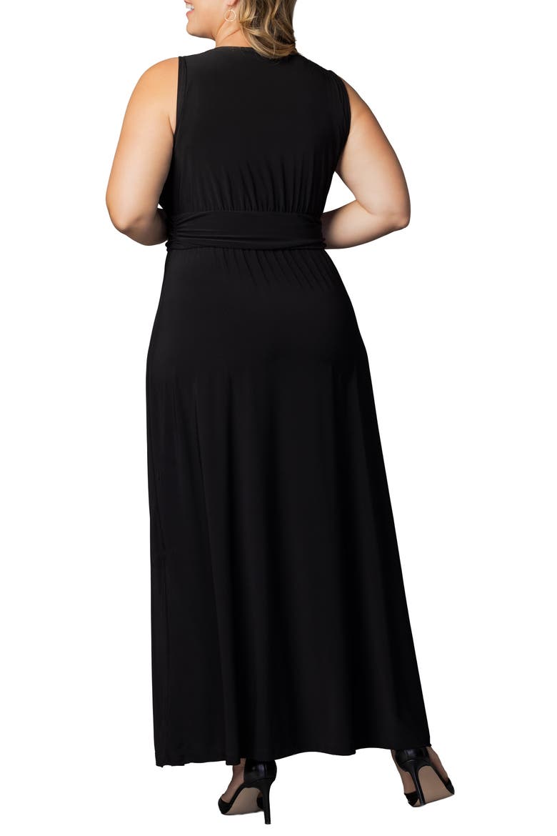 Daniela Sleeveless Maxi Dress, Alternate, color, BLACK NOIR