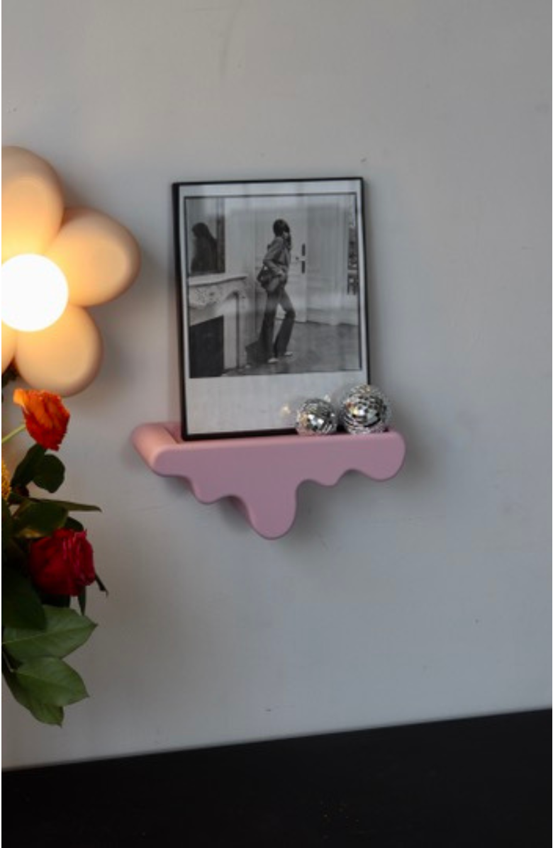 Sofiest Designs Melting Shelf, Alternate, color, Bubblegum Pink