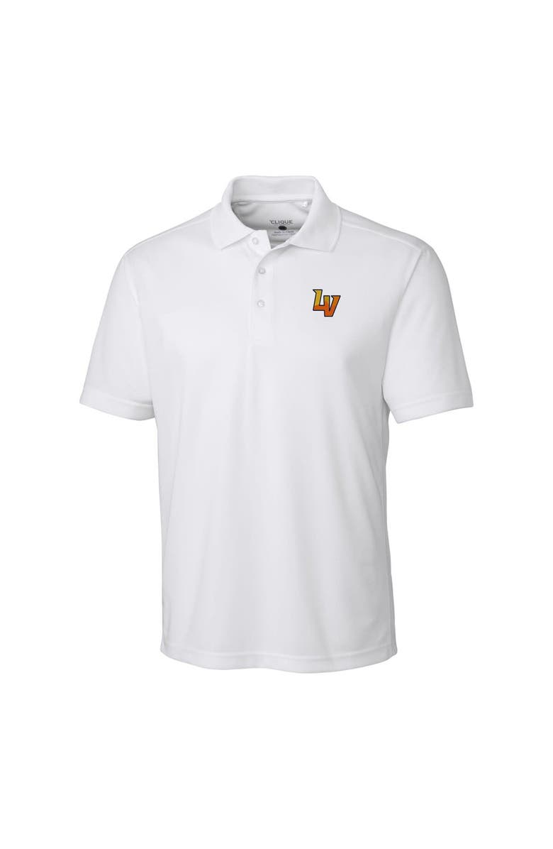 Cutter & Buck Men's Cutter & Buck White Las Vegas 51s Clique Ice Pique Tech Polo, Alternate, color,