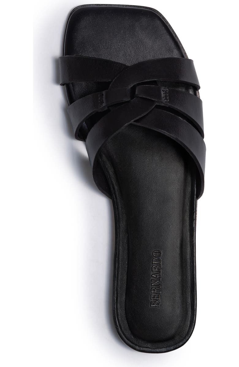 Bernardo Footwear Oxford Flat Sandal, Alternate, color, Black