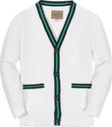 Hope & Henry Boys' Organic Tipped Cardigan, Kids